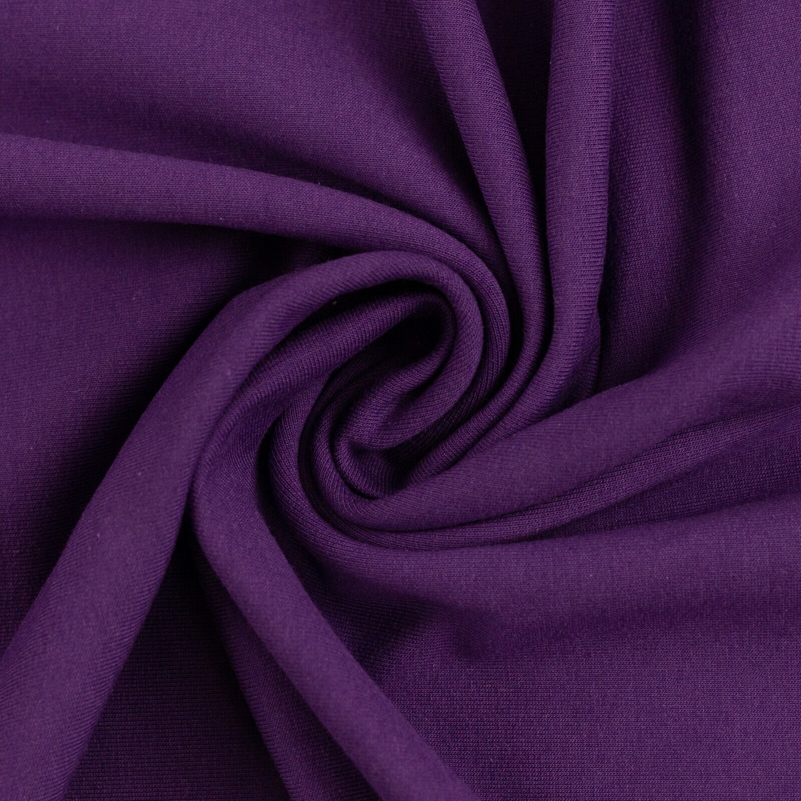 European Cotton Elastane Lycra Jersey, Solid Purple Oeko-tex Knit Fabric
