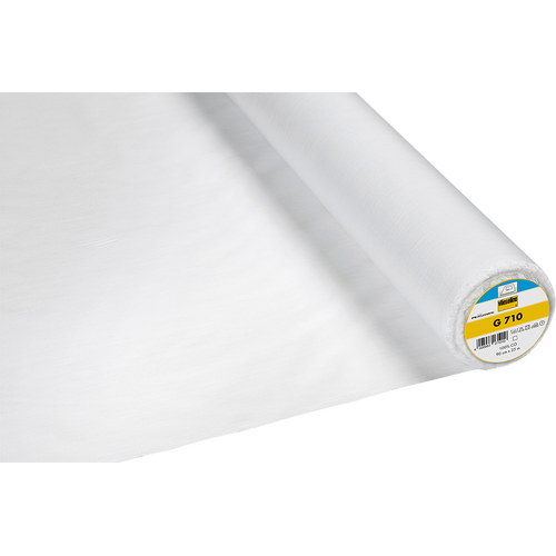 Vilene, Mediumweight Fusible Woven Interfacing G710 White