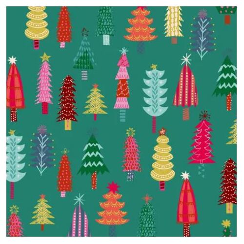 Dashwood Studio, Candy, Xmas Trees Teal