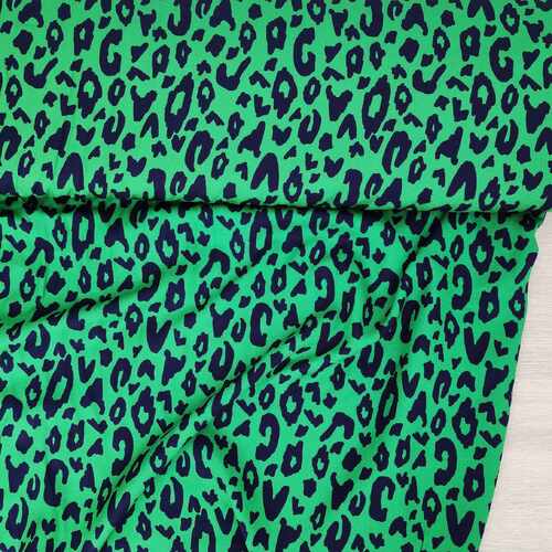 European Woven Viscose, Oeko-Tex, Happy Leo Green