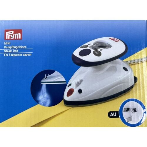 Prym, Mini Steam Iron, Au Plug with Carry Bag & Measuring Cup