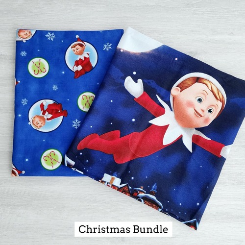 *2 PIECE BUNDLE* Elf on the Shelf Panel 61cm & Elf/Candy Canes