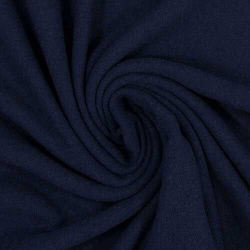 *REMNNAT 146cm* European Knitted Brushed Cotton, Mid Weight, Navy