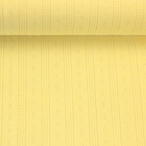 European Cotton Jersey, Oeko-Tex, Pointelle Lemon