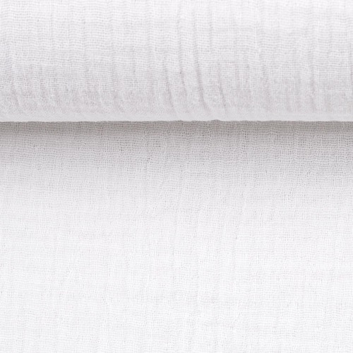 European Double Gauze, Oeko-Tex, White