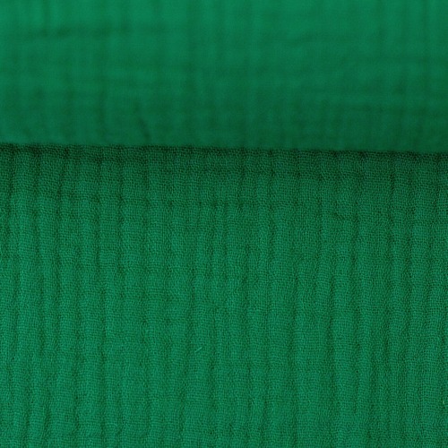 European Double Gauze, Oeko-Tex, Emerald Green