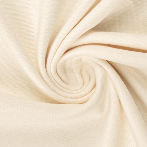 European Smooth Ribbing, Oeko-Tex, Solid, Vanilla Cream