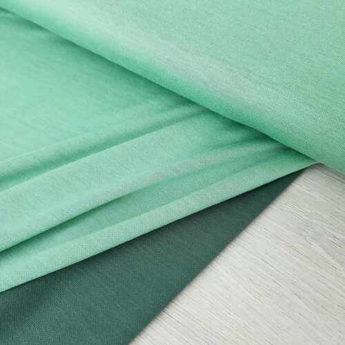 *REMNANT 98cm* European Viscose Knit, Oeko-Tex, Double Sided, Light Green/Dark Green