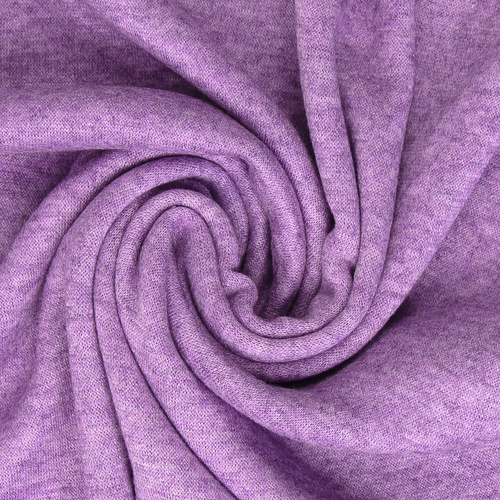 European Knit, Cosy Viscose Knit, Melange Purple