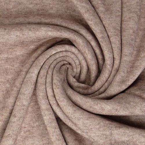 European Knit, Cosy Viscose Knit, Melange Latte