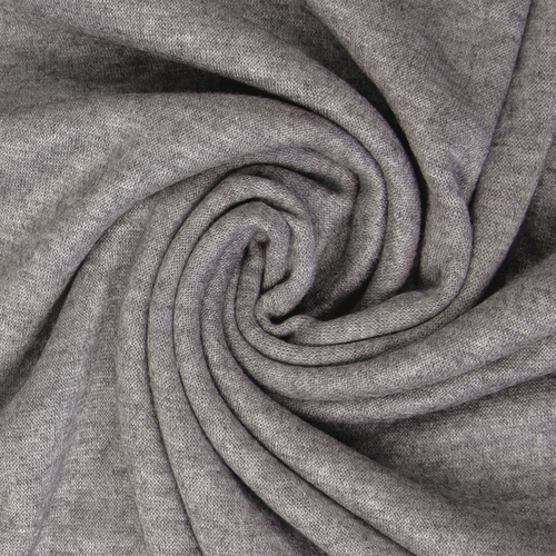 European Knit, Cosy Viscose Knit, Melange Grey