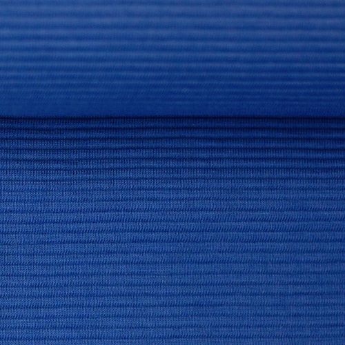 European Heavy Cotton Ribbed Knit, Oeko-Tex, Lapis Blue