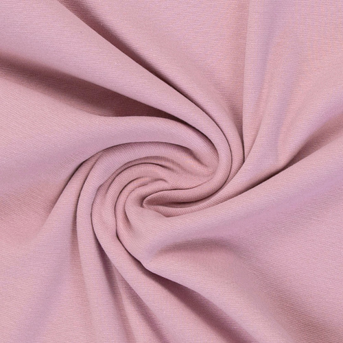 European Smooth Ribbing, Oeko-Tex, Solid, Rose Blush