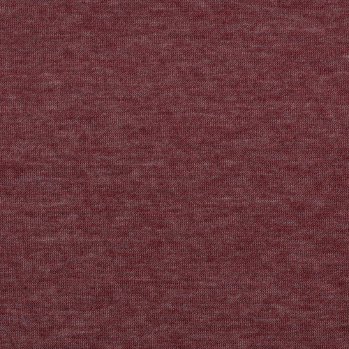 European Alpine Fleece Sweater Knit, Melange Burgundy | Wattle Hill Fabrics